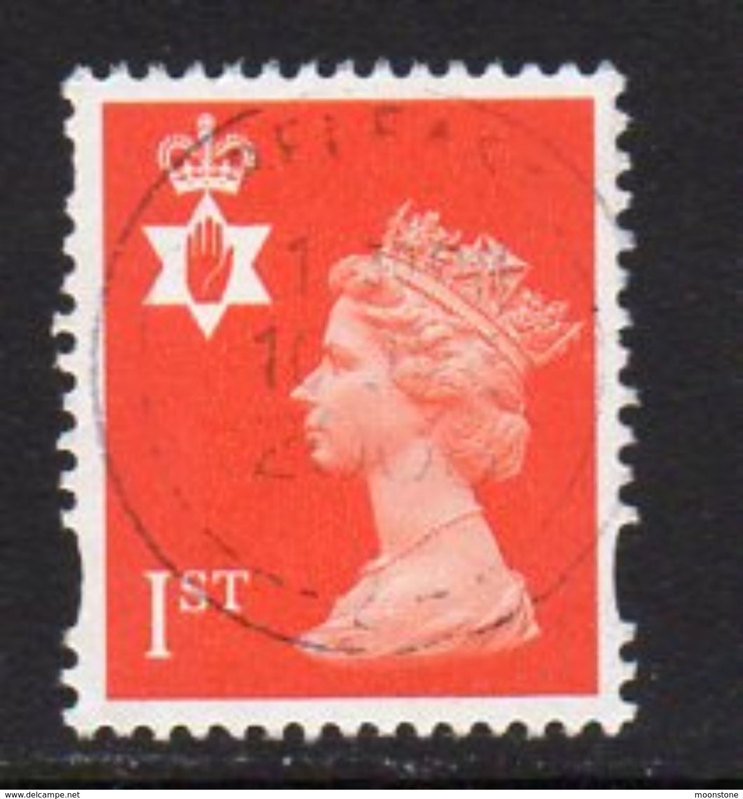 GB N. Ireland 2000 Redrawn 1st Class Elliptical Regional Machin, P. 15x14, Used, SG 88b - Irlanda Del Norte