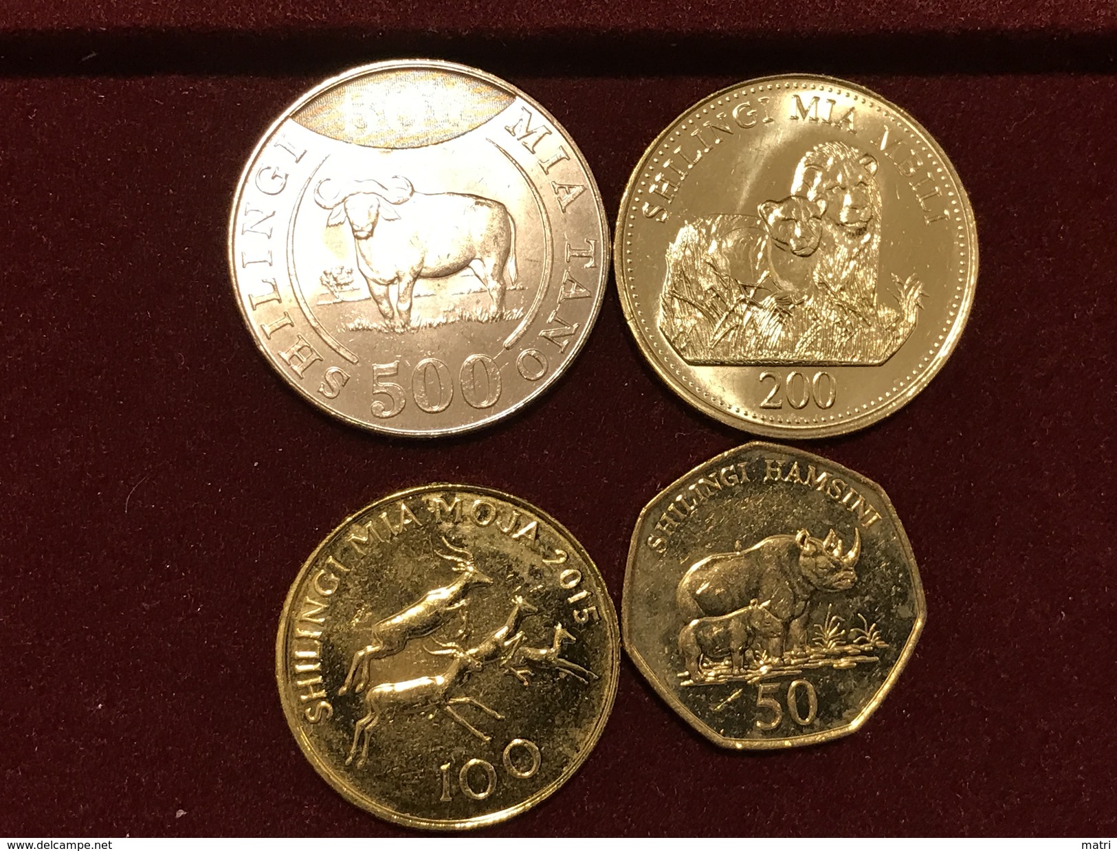 Tanzania Set Of 4 Coins - Tanzanie