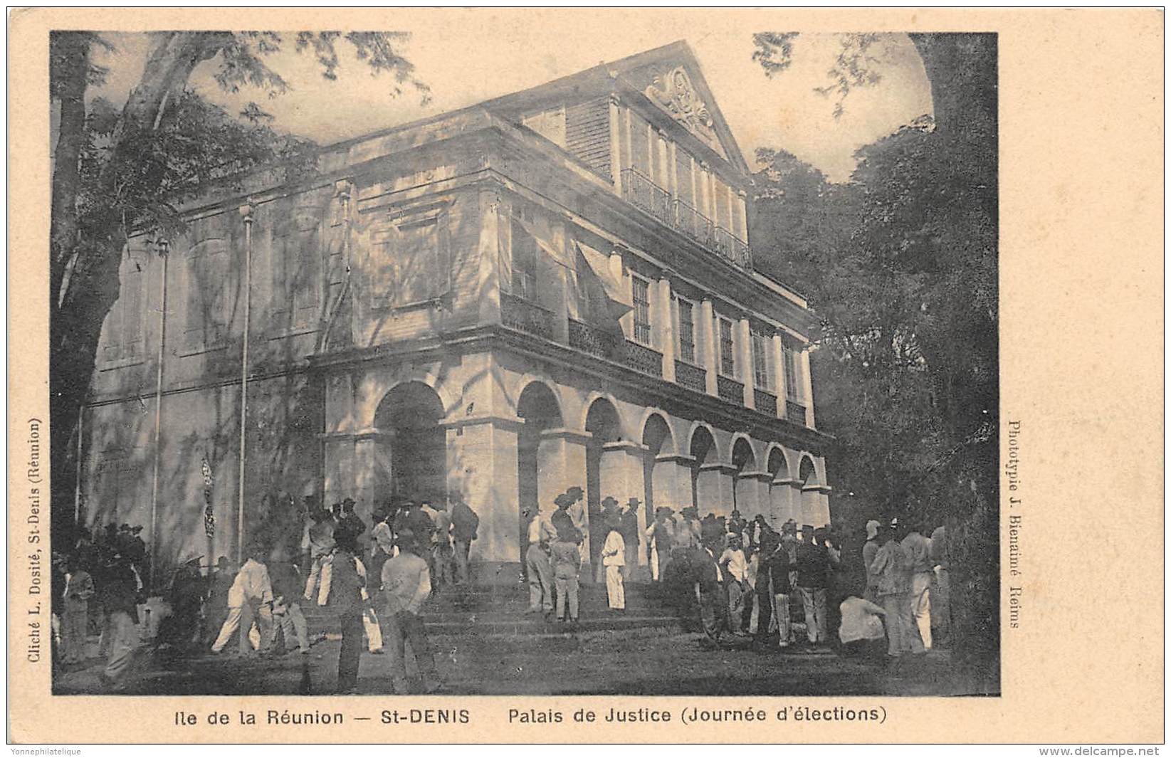 LA REUNION - Saint Denis / Palais De Justice - Journée D' Election - Beau Cliché Animé - Réunion