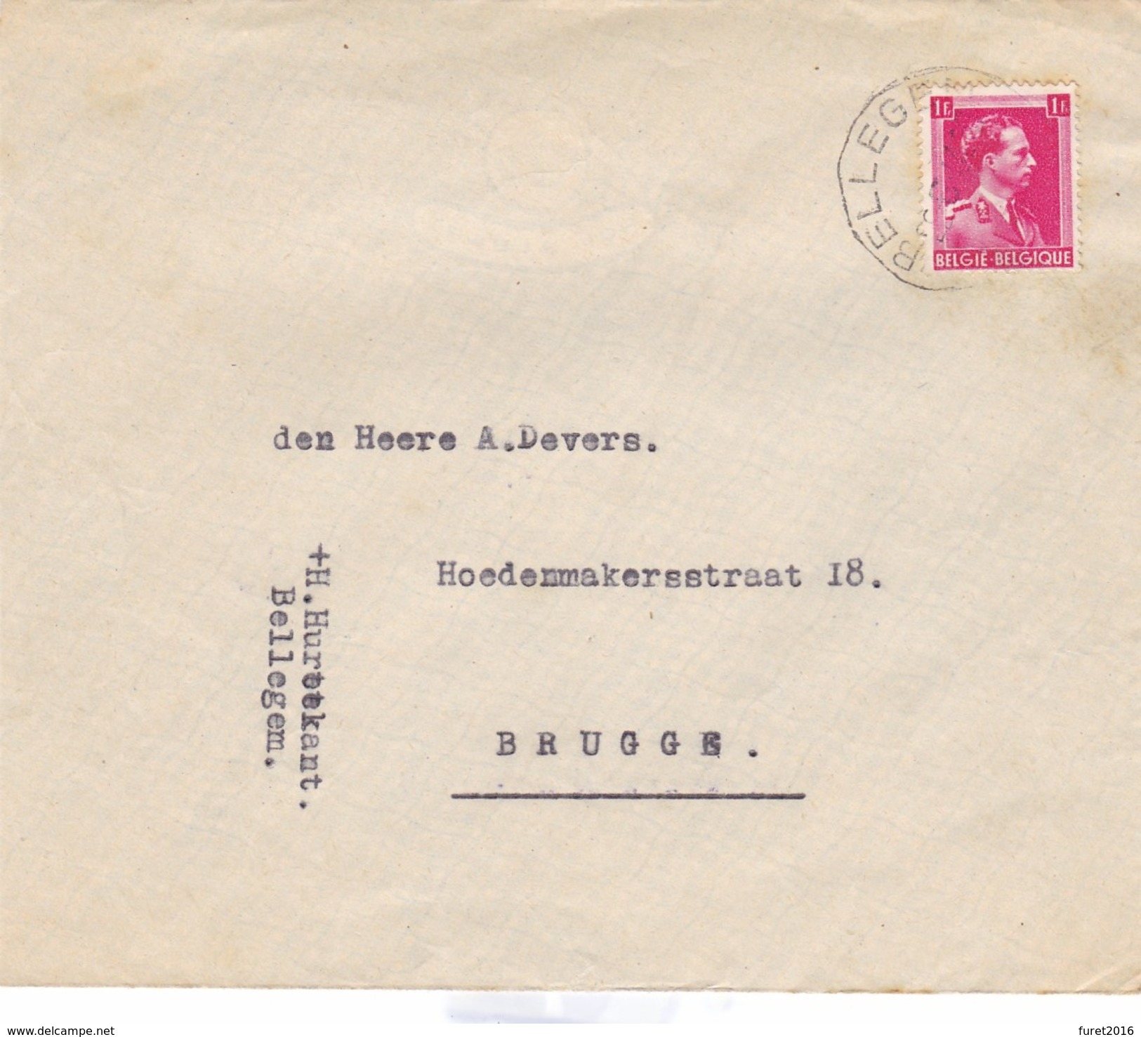 Leopold III : 5 Enveloppes ( Lsc ) De Godinne (  Tete Beche ) ,Kampenhout ST Lievens Essche , Bellegem ST Denijs - 1934-1935 Leopold III