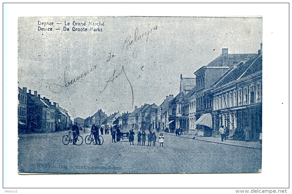 Deynze - Le Grand Marché - Deinze - De Groote Markt (1918) / 10655 - Uitg. G. Van Coppenolle - Deinze