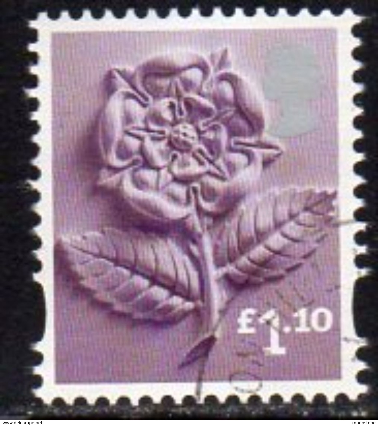 GB England 2001-2 £1.10 Cartor With Border Regional Country, Used, SG 41 - England