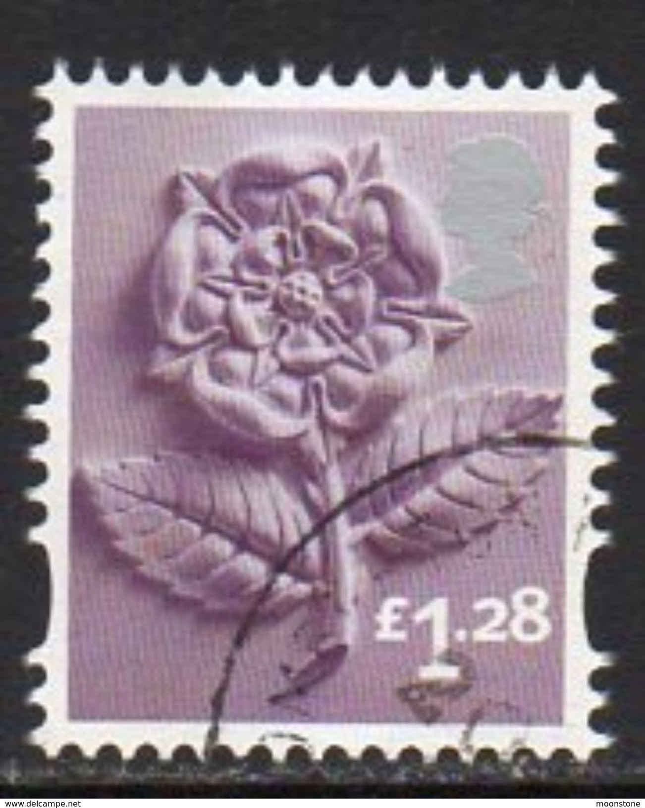 GB England 2001-2 £1.28 Cartor With Border Regional Country, Used, SG 42 - Angleterre