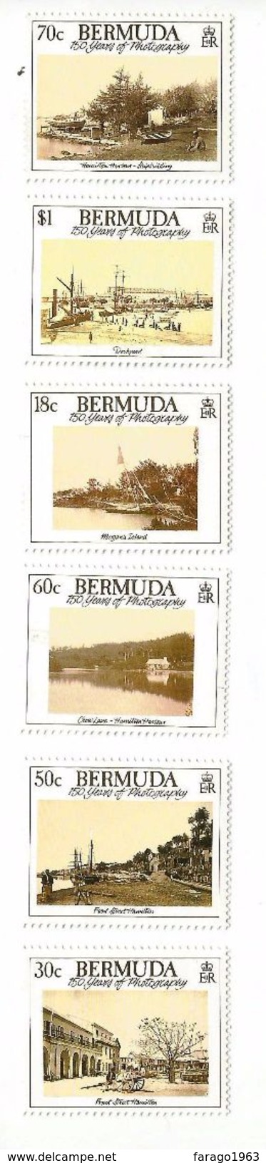 1989 Bermuda Photography Complete Set Of 6  MNH - Bermuda