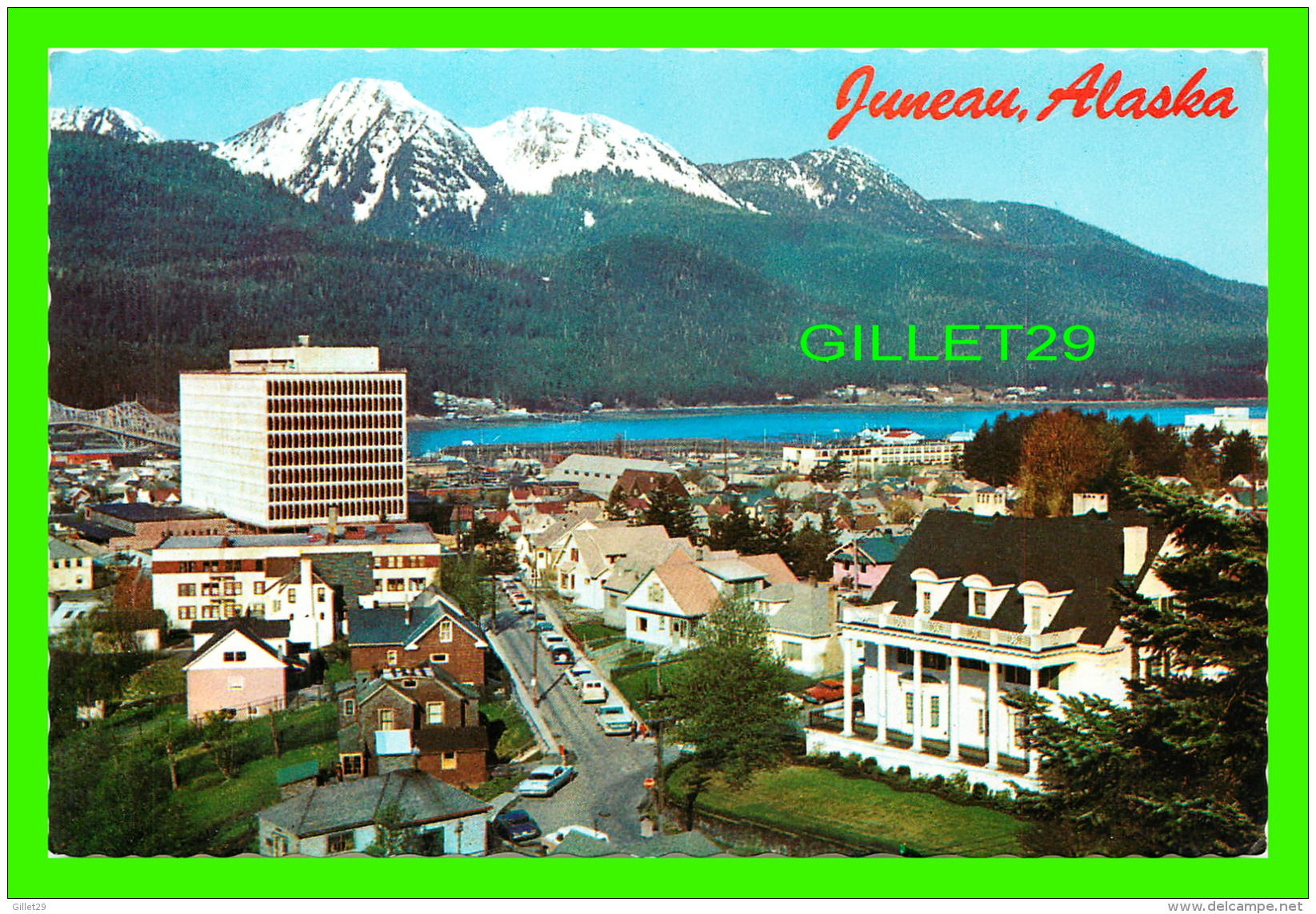 JUNEAU, ALASKA -   NEW FEDERAL BUILDING - REGGIE HIBSHMAN - THE CONTINENTAL CARD - - Juneau