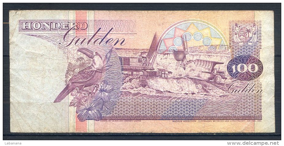 506-Surinam Billet De 100 Gulden 1998 AL259 - Surinam