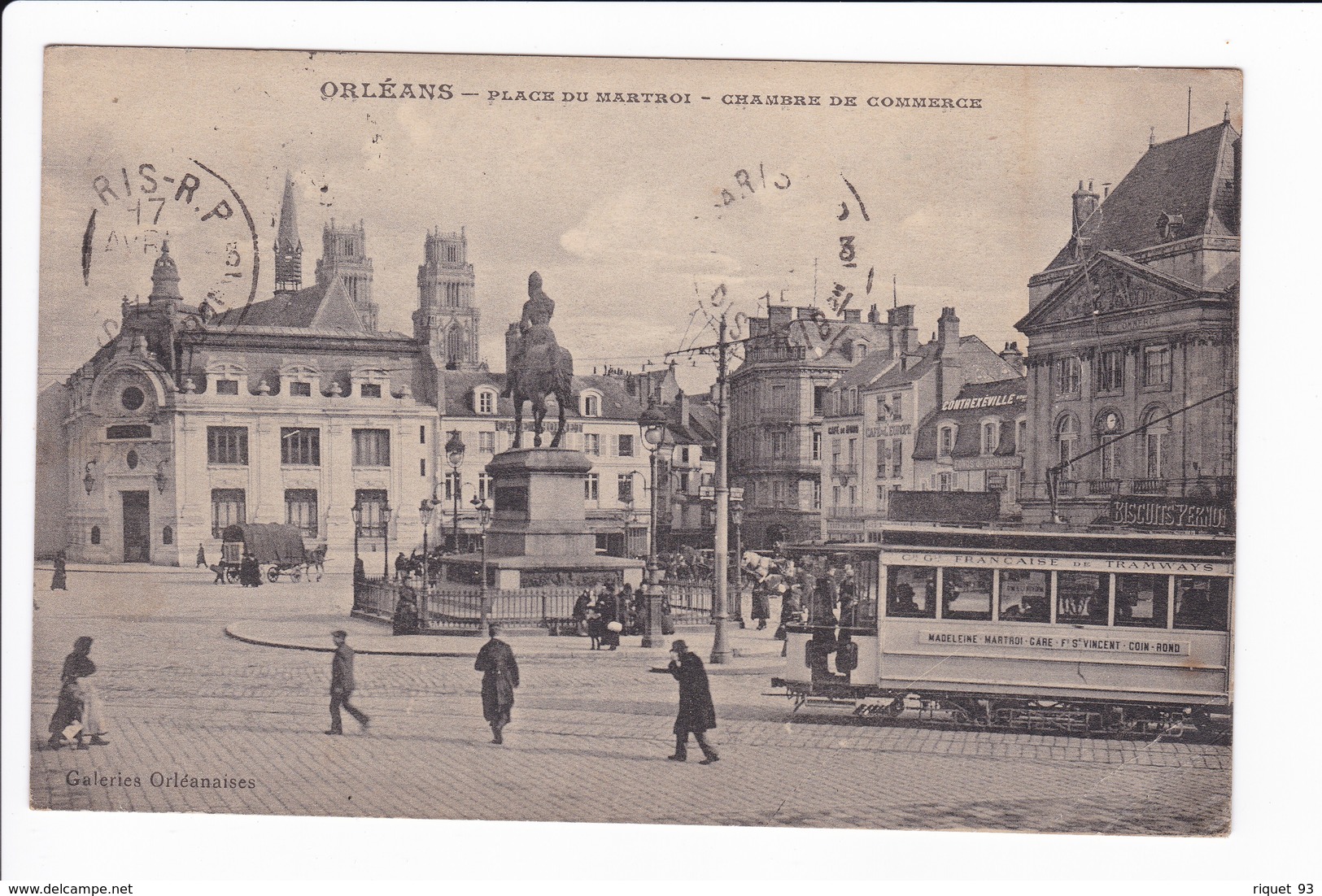 ORLEANS - Place Du Martroi - Chambre De Commerce - Orleans