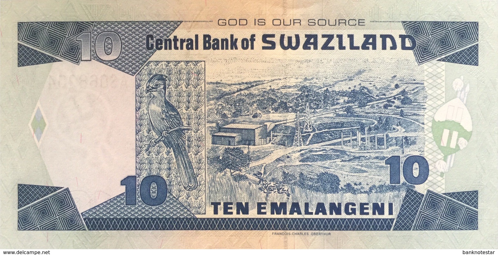 Swaziland 10 Emalangeni P-29a UNC - Swasiland