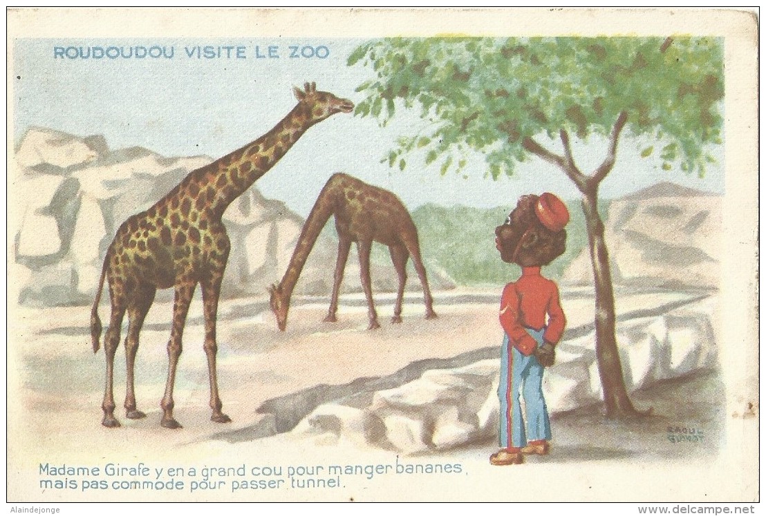 Roudoudou Visite Le Zoo - Girafe - Humour