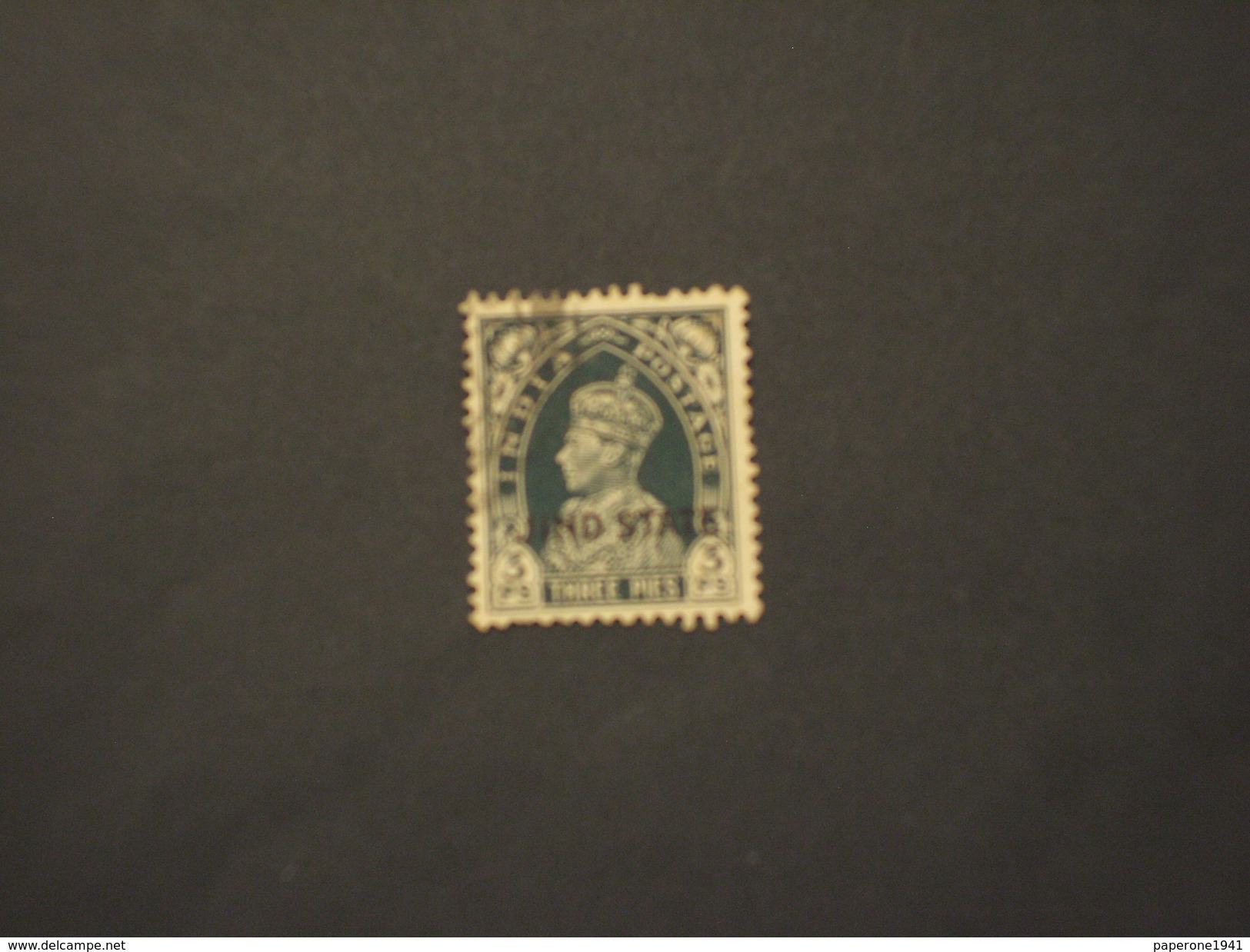 JHIND - 1938  RE  3 PI. - TIMBRATO/USED - Jhind