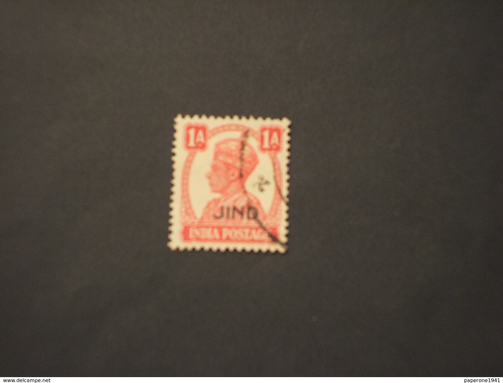 JHIND - 1942/3  RE  1 A. - TIMBRATO/USED - Jhind