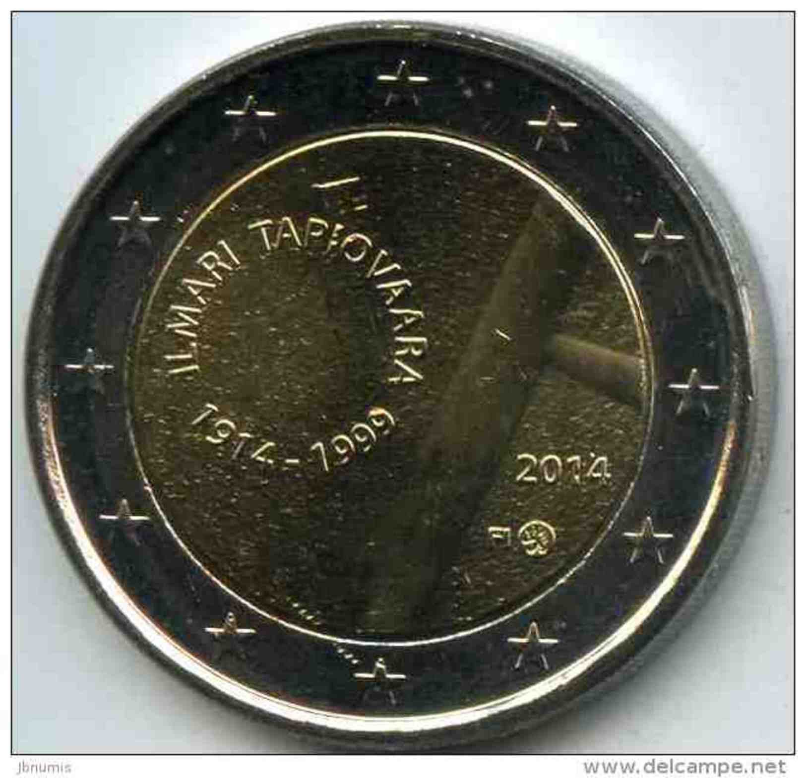 Finlande Finland 2 Euro 2014 Ilmari Tapiovaara UNC - Finland