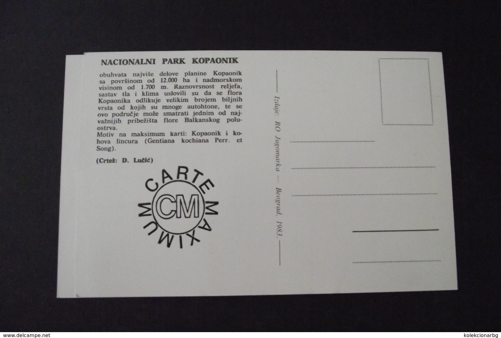 1129. Evropska Zastita Prirode 1983. Maximum Card - Cartes-maximum