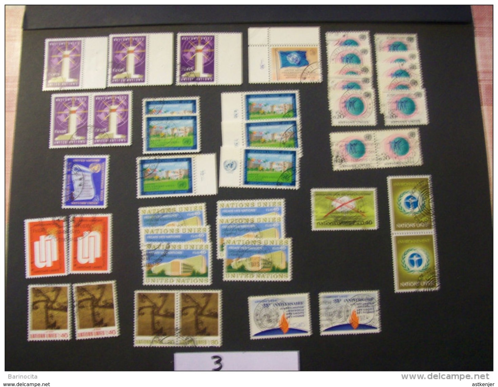 COLLECTION COMPLETE TIMBRES NATIONS UNIES (GENEVE) DE 1969 A 2000 - Collezioni (in Album)