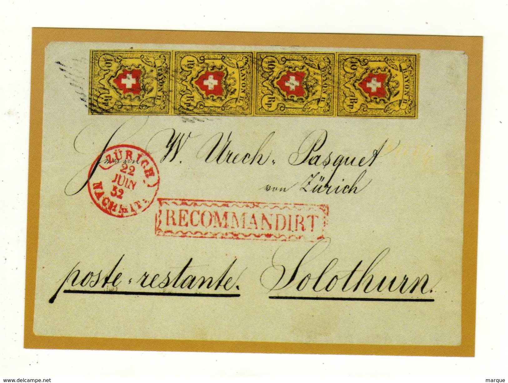 Carte Maximum HELVETIA SUISSE Neuve - Cartes-Maximum (CM)