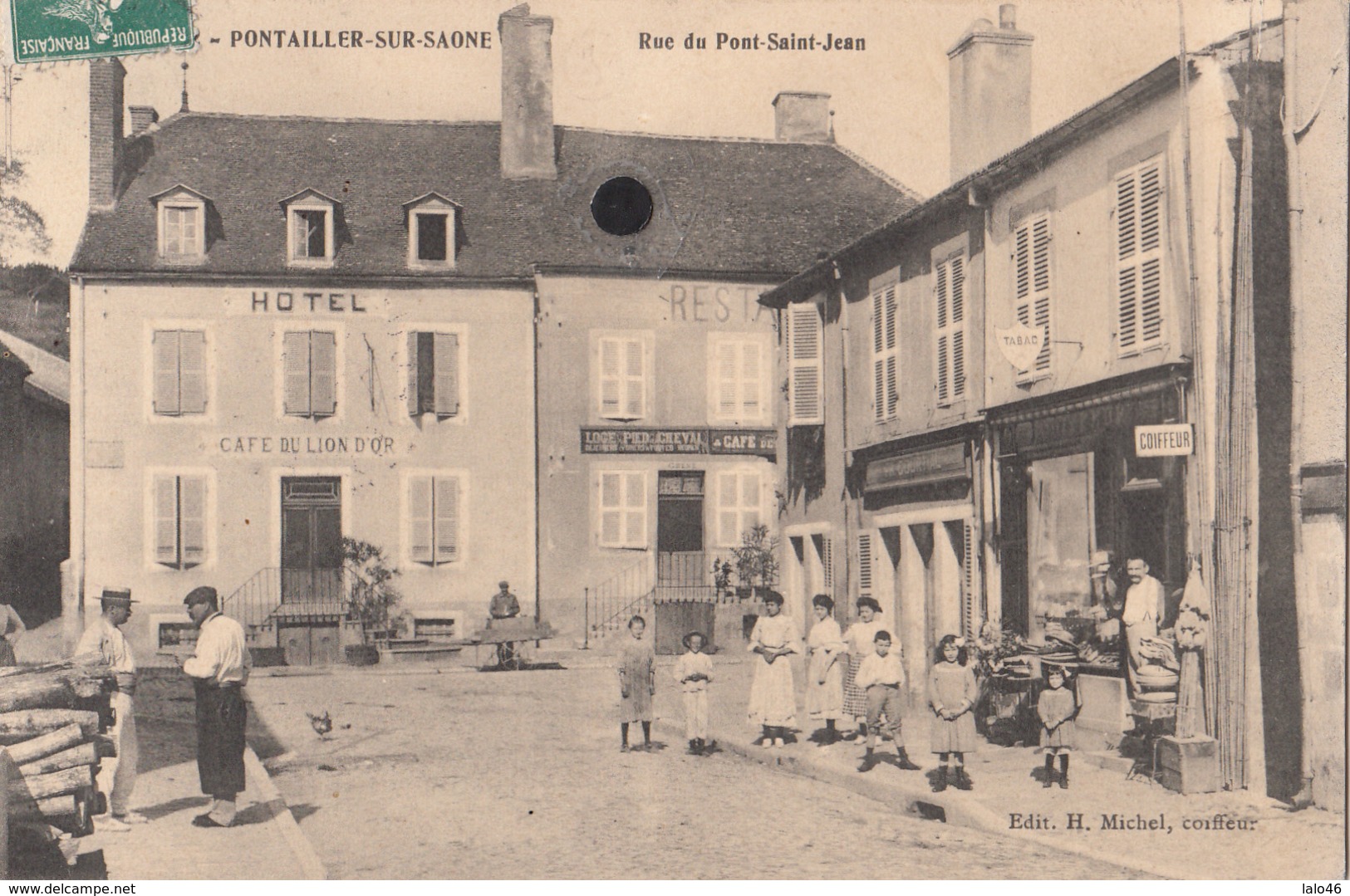 PONTAILLER-SUR-SAONE  - Rue Du Pont Saint-Jean - Autres & Non Classés