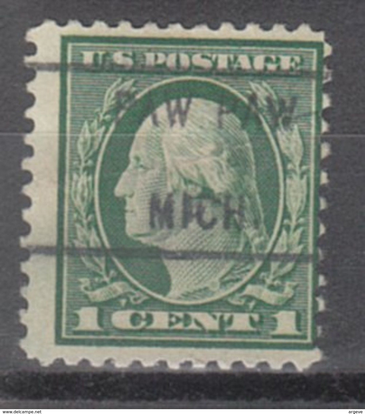 USA Precancel Vorausentwertung Preo, Locals Michigan, Paw Paw 461, Perf. 11x11 - Precancels