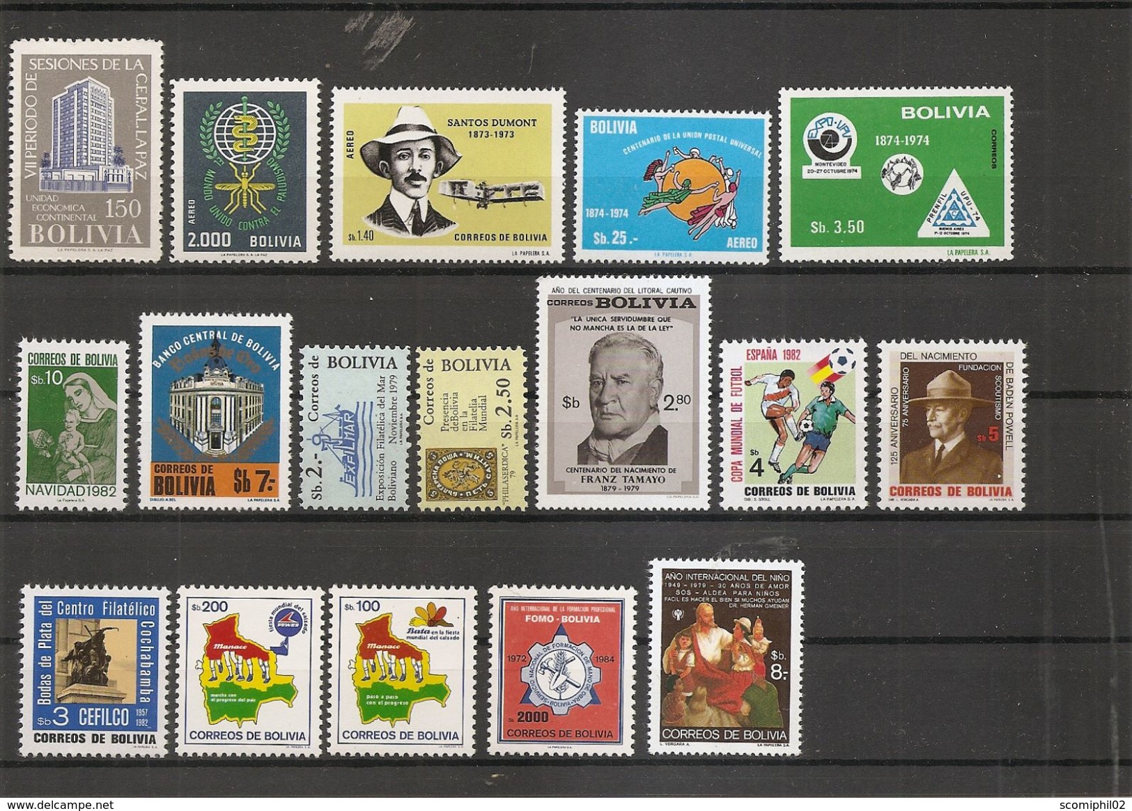 Bolivie ( Lot De Timbres Divers Différents XXX -MNH) - Bolivia