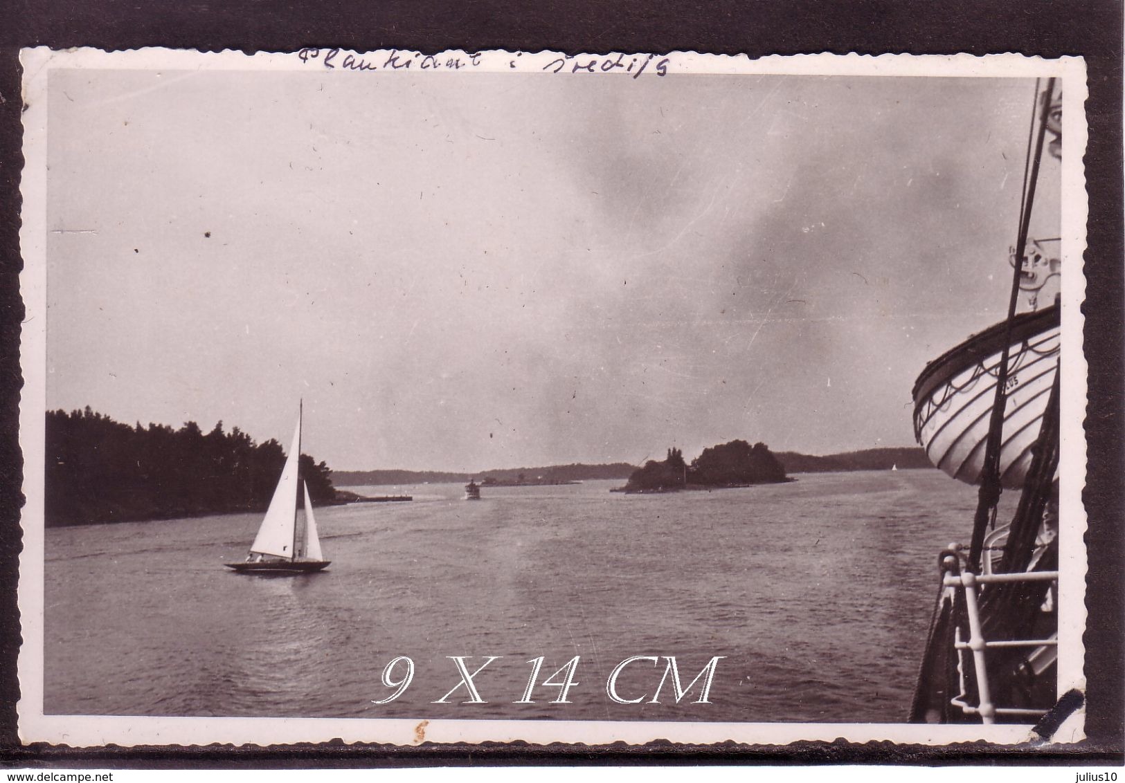 1939 Sweden Photo Foto Original Island Yacht Lot #11207 - Schweden