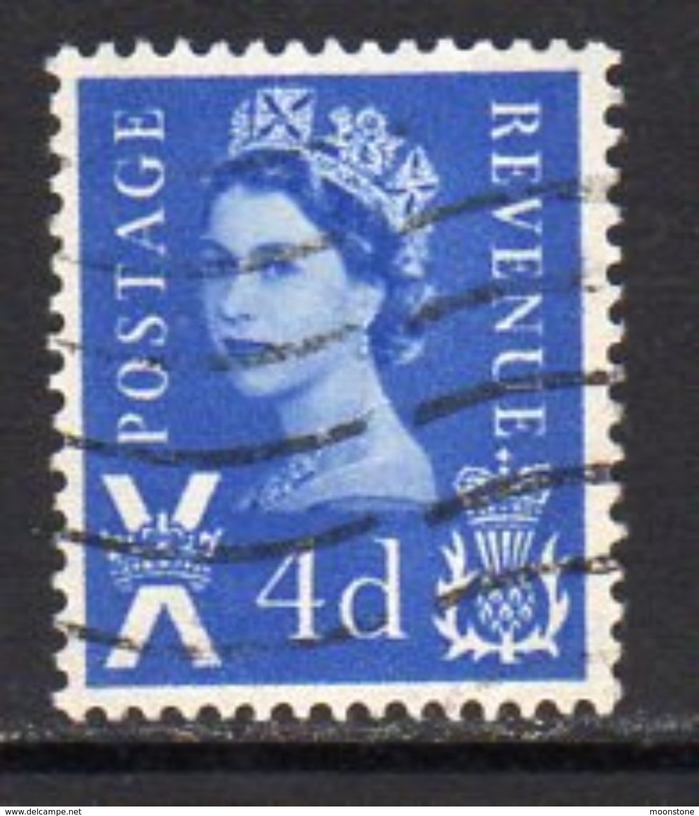 GB Scotland 1958-67 4d Phosphor Regional Wilding, Used, SG 2p - Scotland