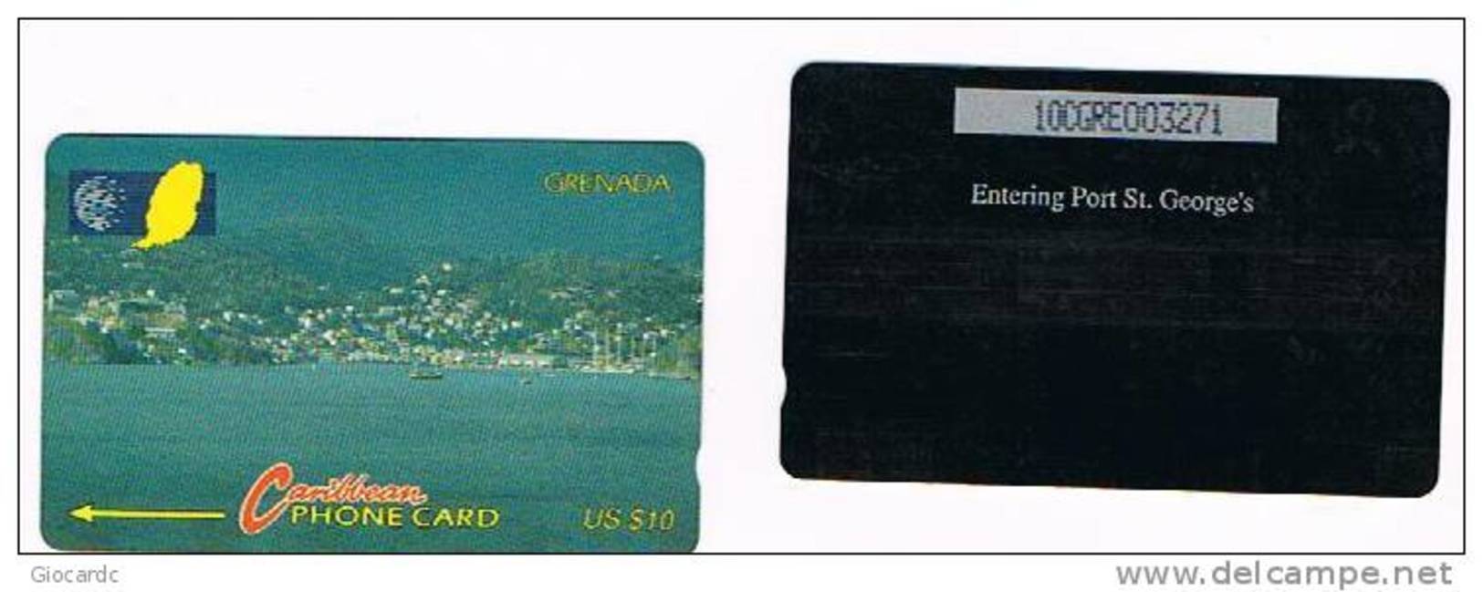 GRENADA  - CABLE & WIRELESS (GPT) - 1995 PORT ST. GEORGES (CODE 10CGRE)  - USED  -  RIF. 1101 - Grenada