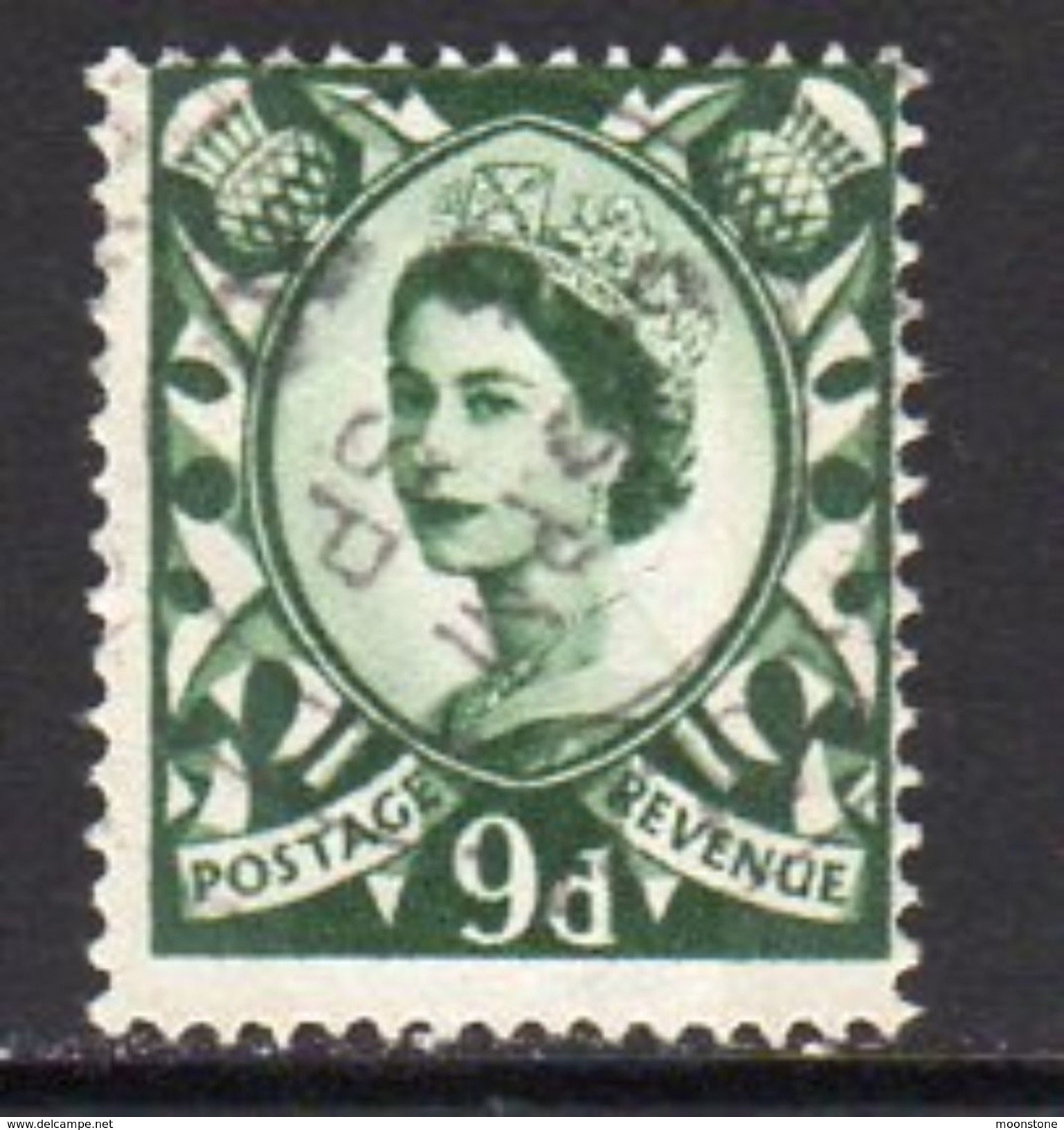 GB Scotland 1958-67 9d Regional Wilding, Used, SG 4 - Scotland