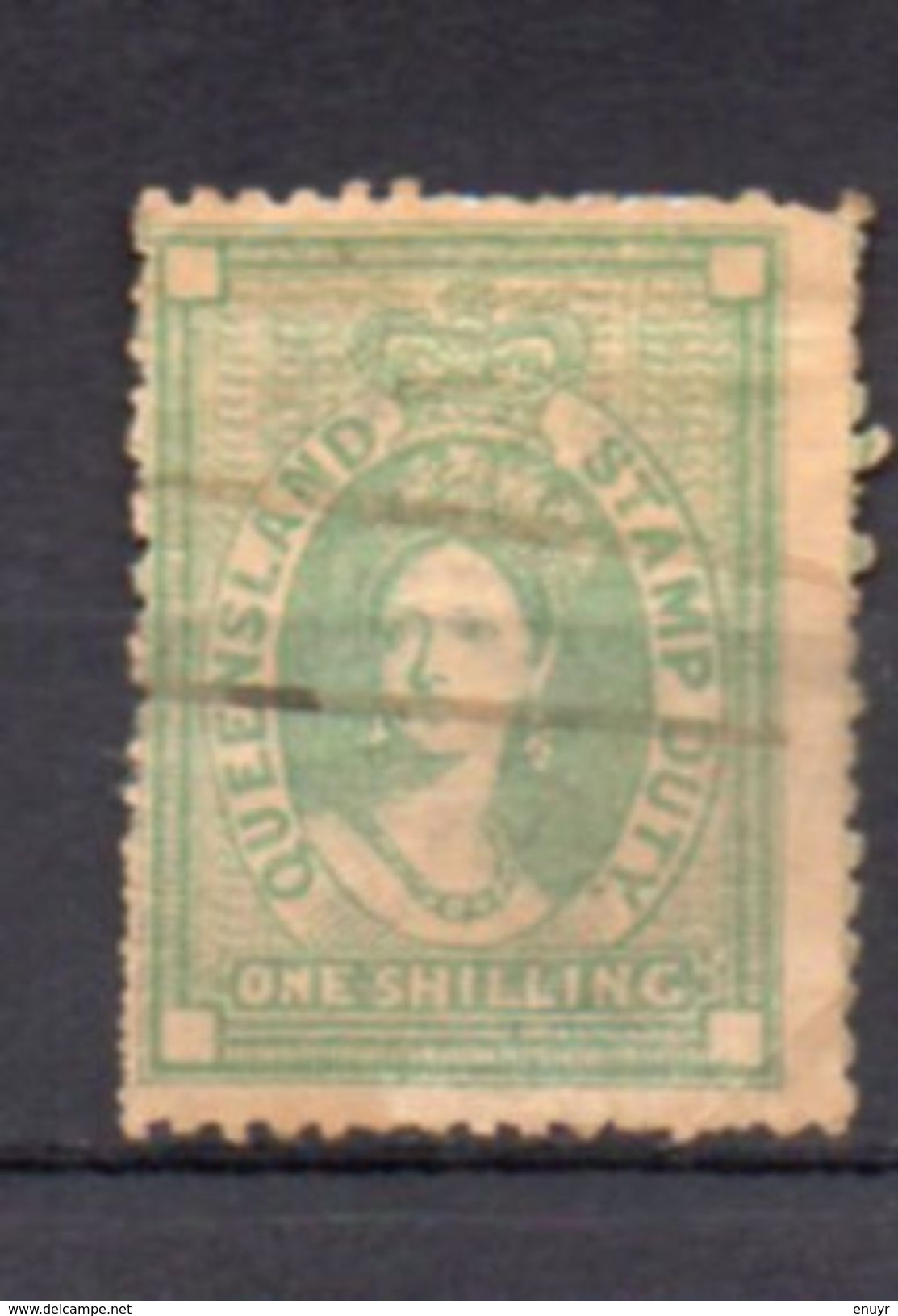 Revenue Fiscaux Fiscal Stamp Duty 1Sh - Used Stamps
