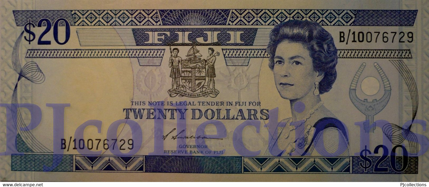 FIJI 20 DOLLARS 1988 PICK 88a AU/UNC - Fidji