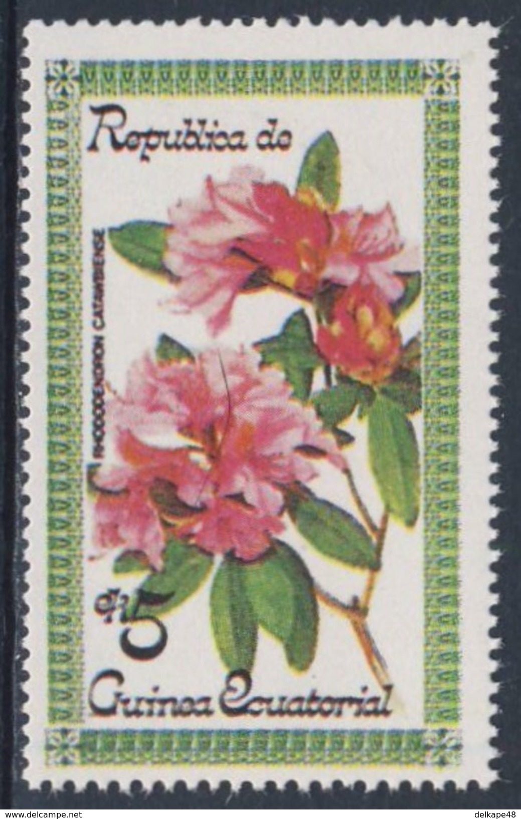 Equatorial Guinea / Guinee Equatorial 1979 Mi 1567 ** Rhododendron Catawbiense : Catawba Rosebay - Andere & Zonder Classificatie