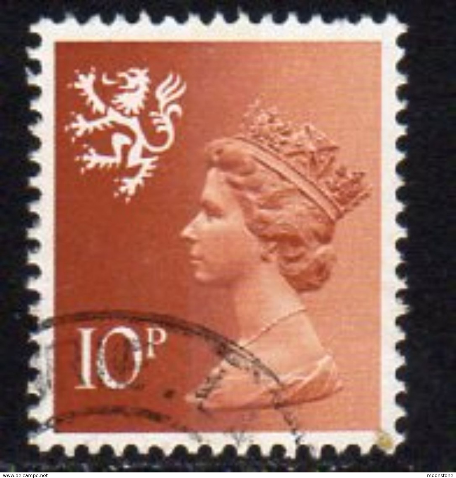 GB Scotland 1971-93 10p 1 Band Regional Machin, Used, SG 30 - Scotland