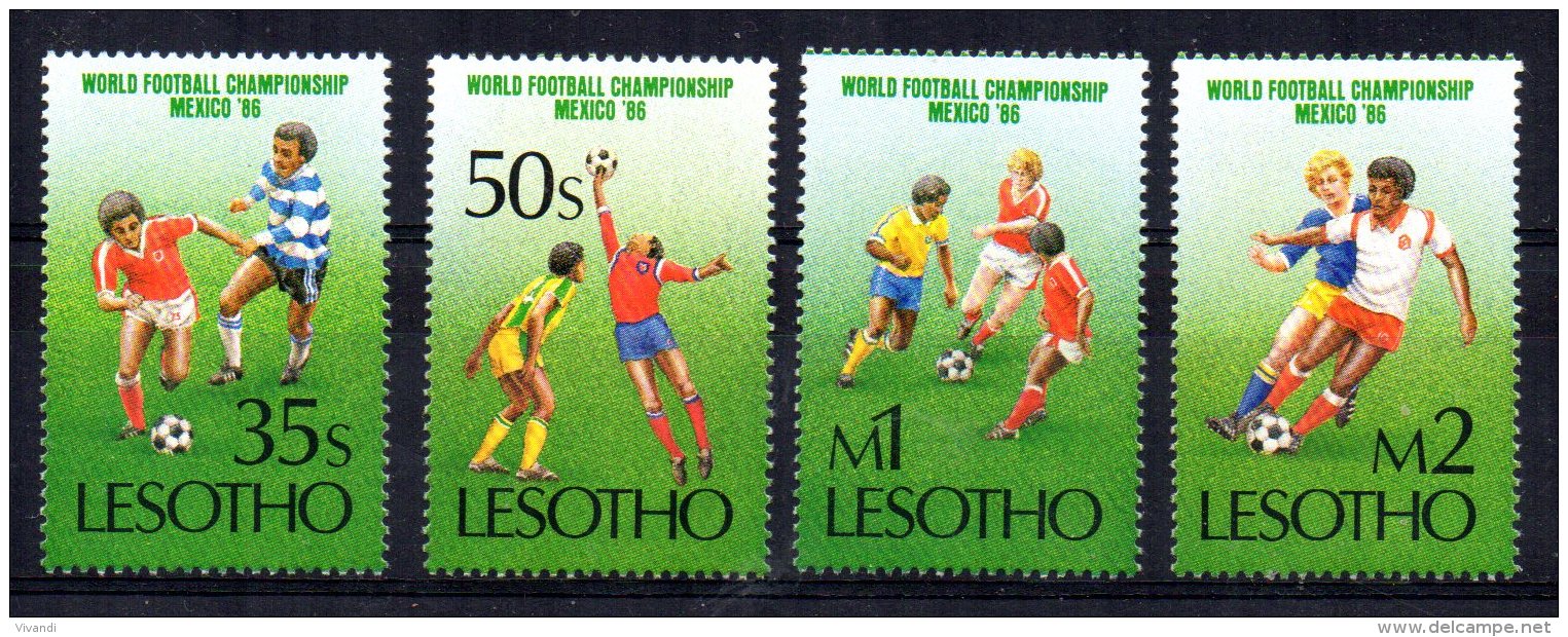 Lesotho - 1986 - Football World Cup - MNH - Lesotho (1966-...)