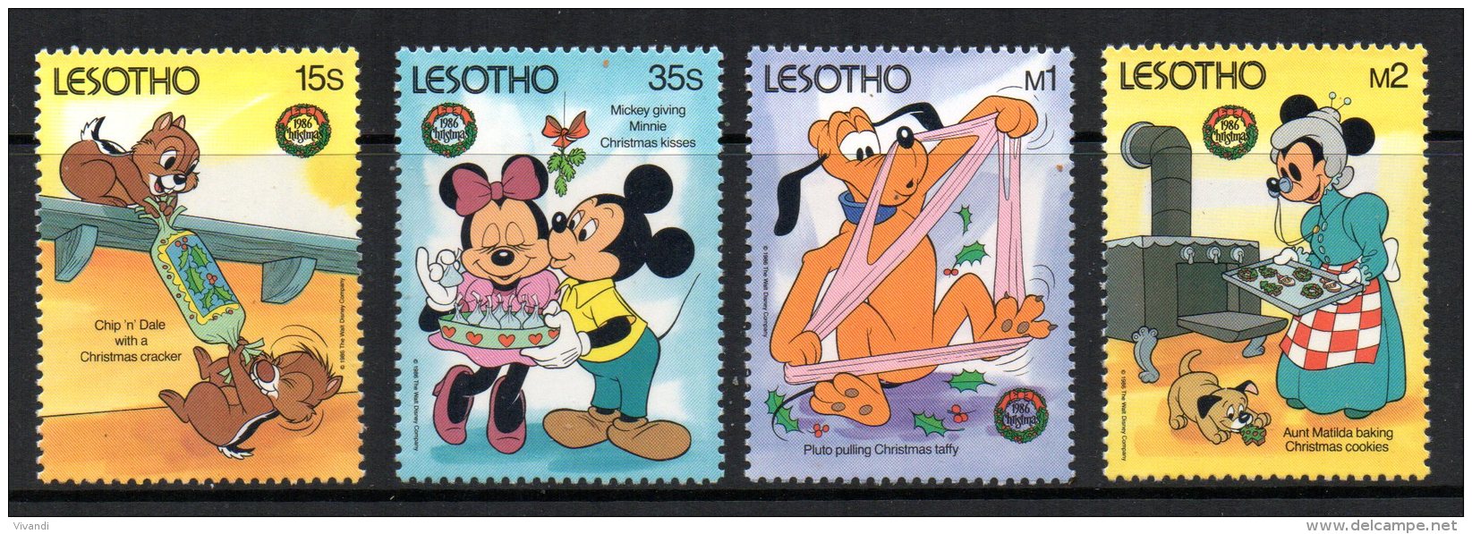 Lesotho - 1986 - Christmas/Disney - MNH - Lesotho (1966-...)