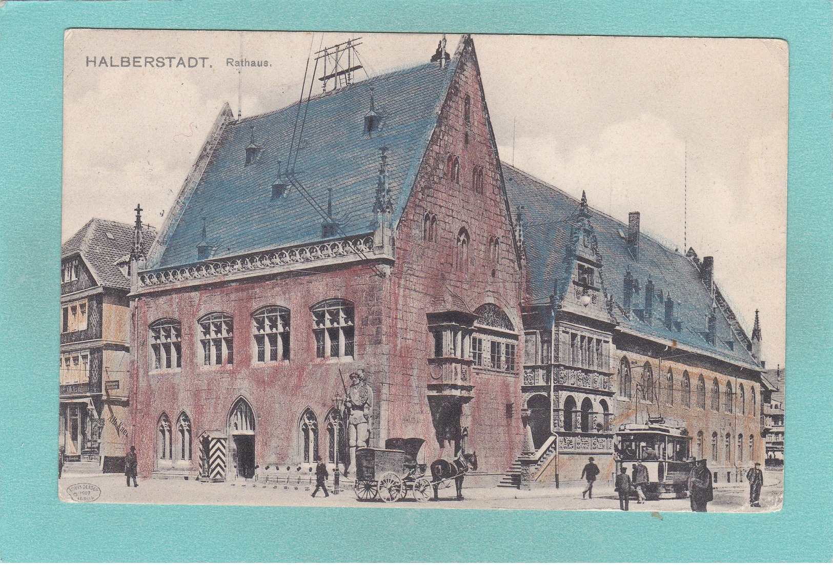 Old Postcard Of Halberstadt, Saxony-Anhalt, Germany.Y48. - Halberstadt