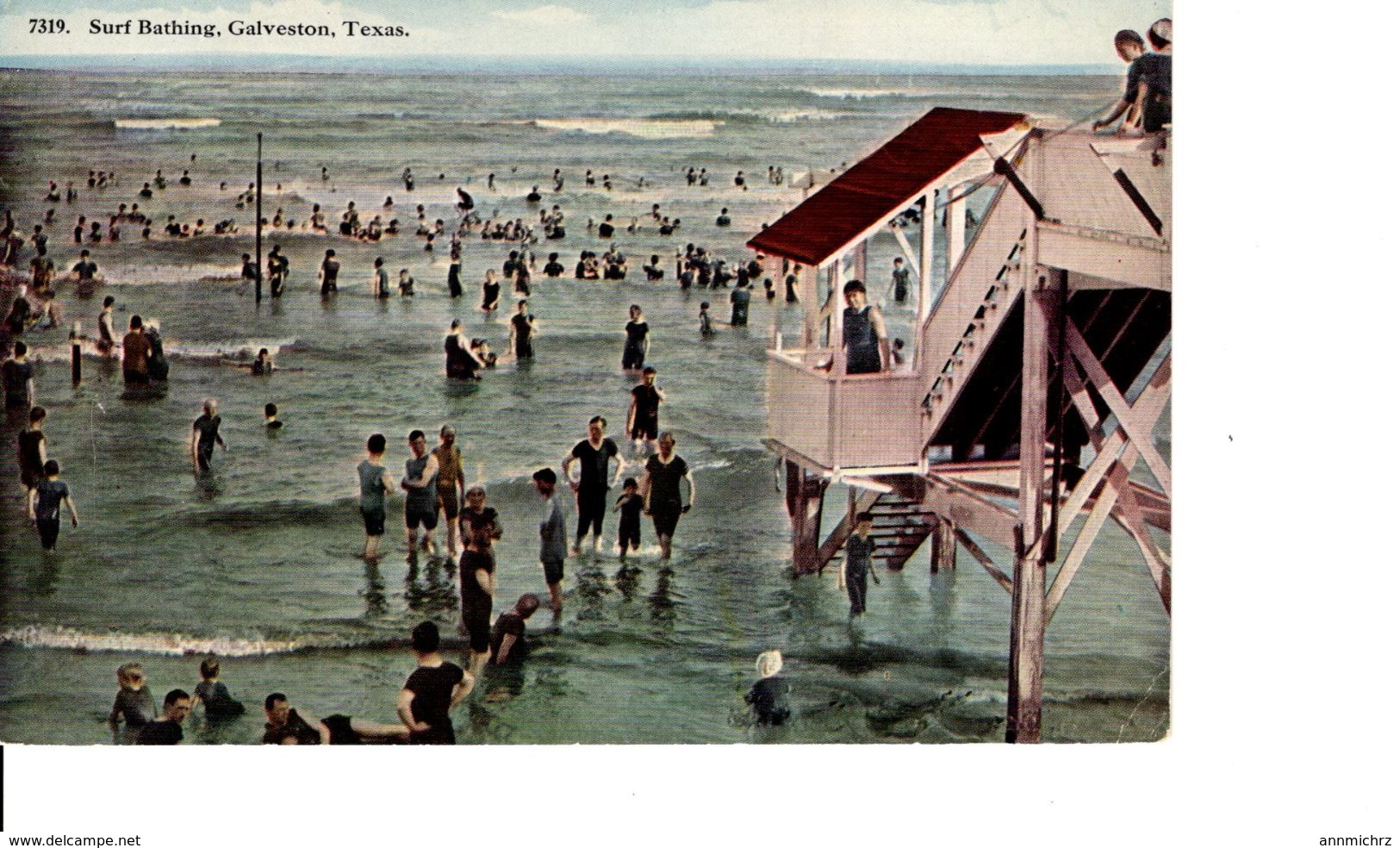 SURF BATHING - Galveston