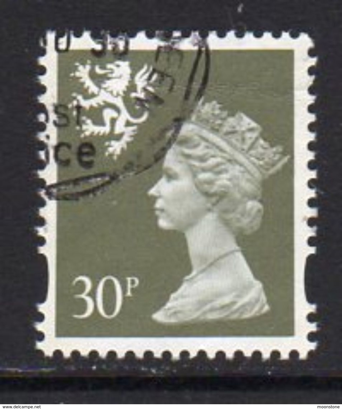 GB Scotland 1993-8 30p Elliptical Questa Regional Machin, Used, SG 86 - Scotland