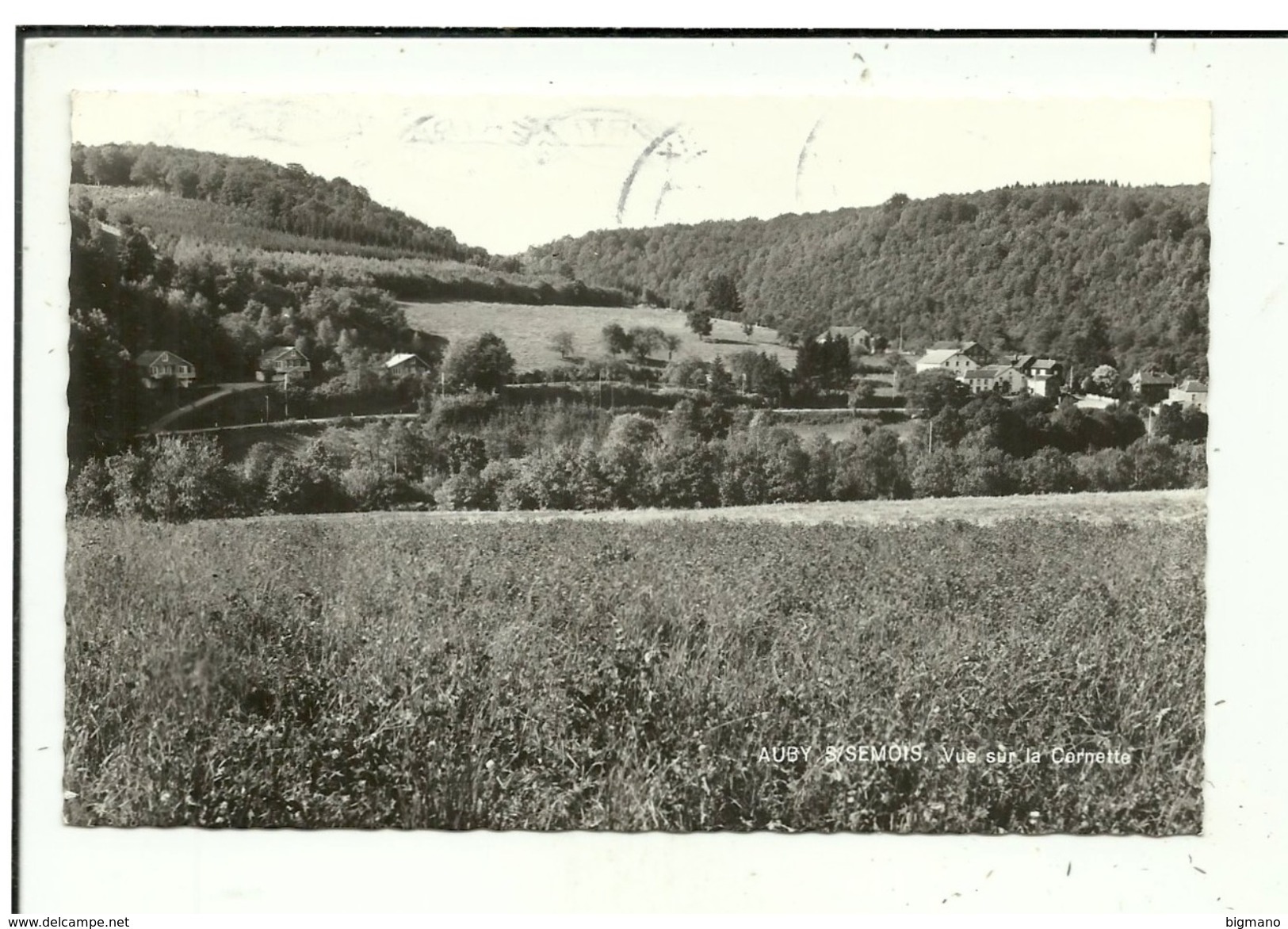 Auby Vue Sur La Cornette ( Carte Ayant Voyagé ) - Bertrix