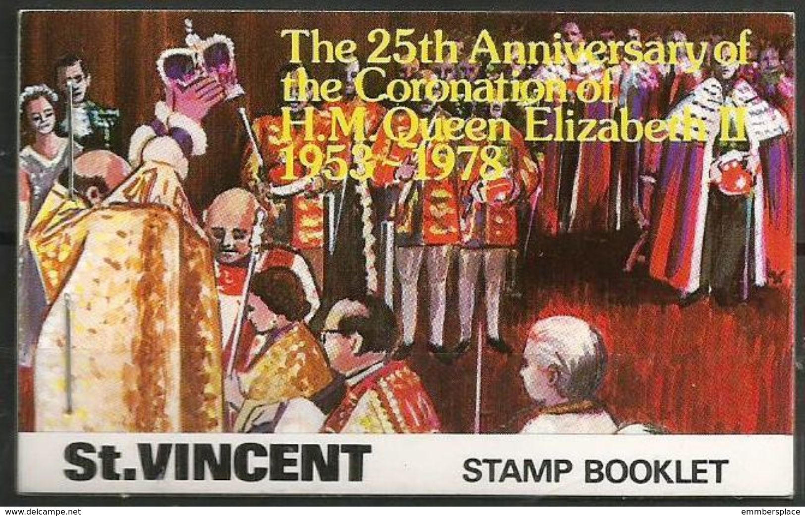 St Vincent  - 1978 Coronation Anniversary Booklet (2 Sets) MNH ** - St.Vincent (...-1979)