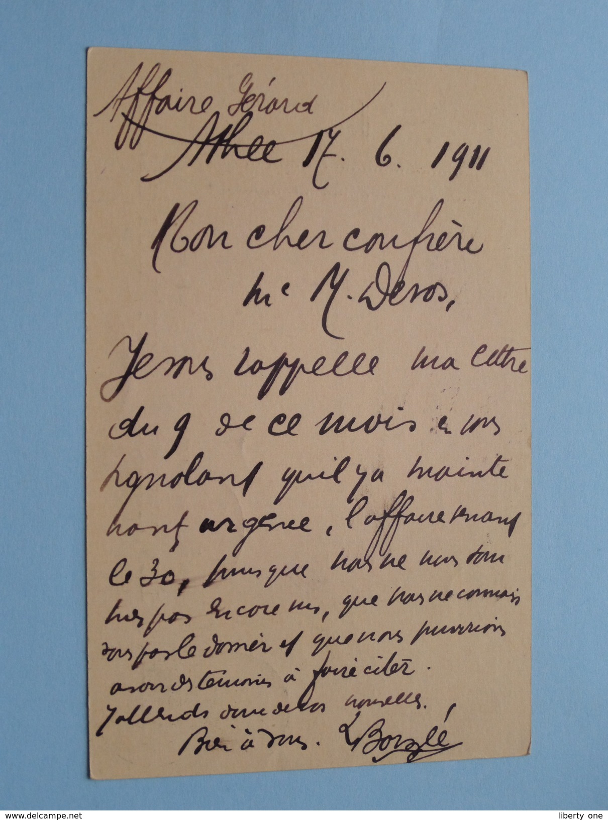 Briefkaart Ath > Oudenaarde / Audenarde () 1911 ( Zie Foto Details / Tekst ) !! - Ath