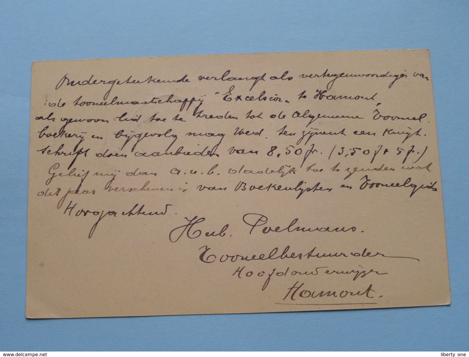 Briefkaart Hamont > Thienen / Tienen (Brabant) () 1911 ( Zie Foto Details / Tekst ) !! - Hamont-Achel