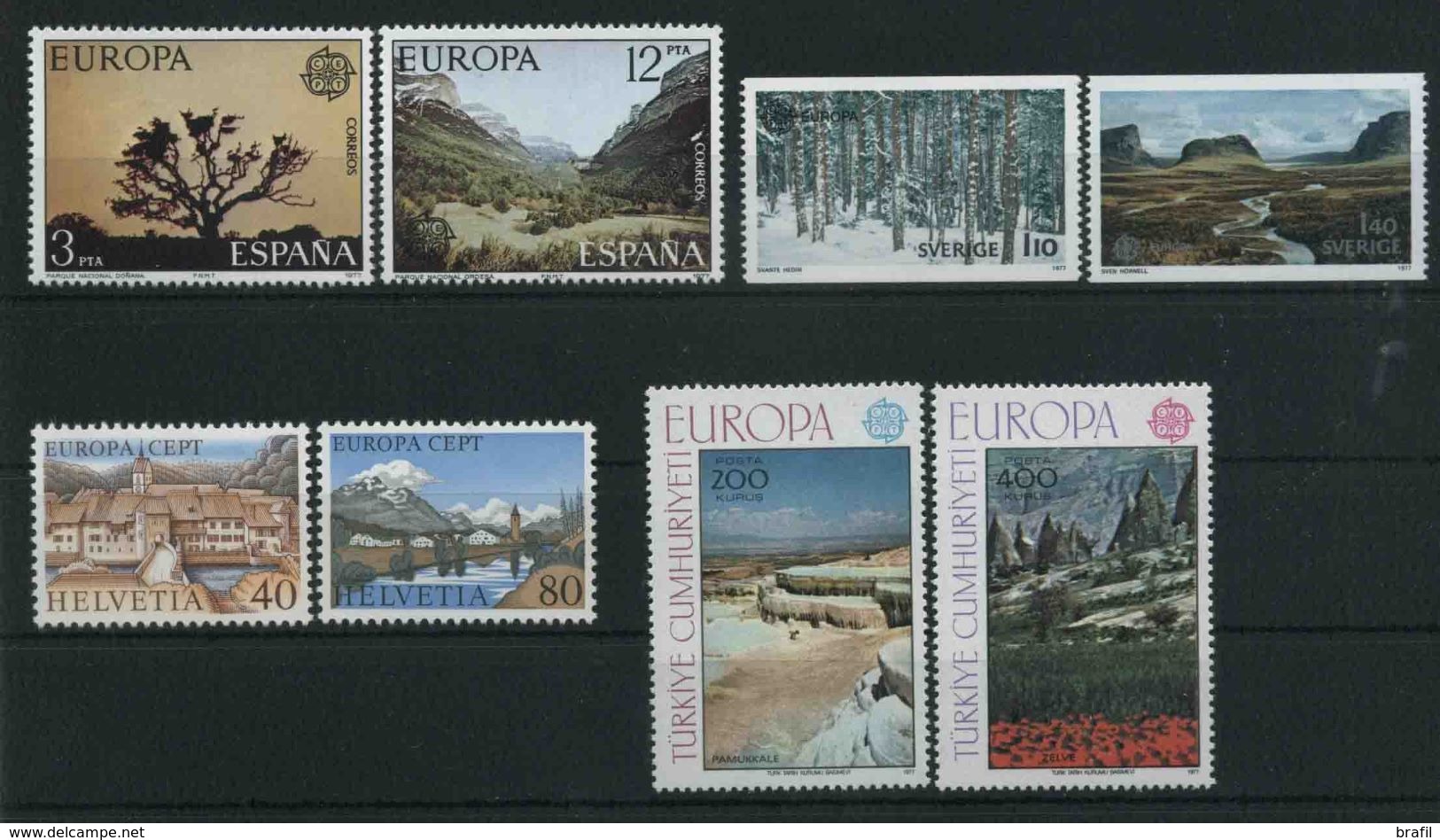 1977 Europa C.E.P.T., Annata Completa, Serie Complete Nuove (**) - 1977