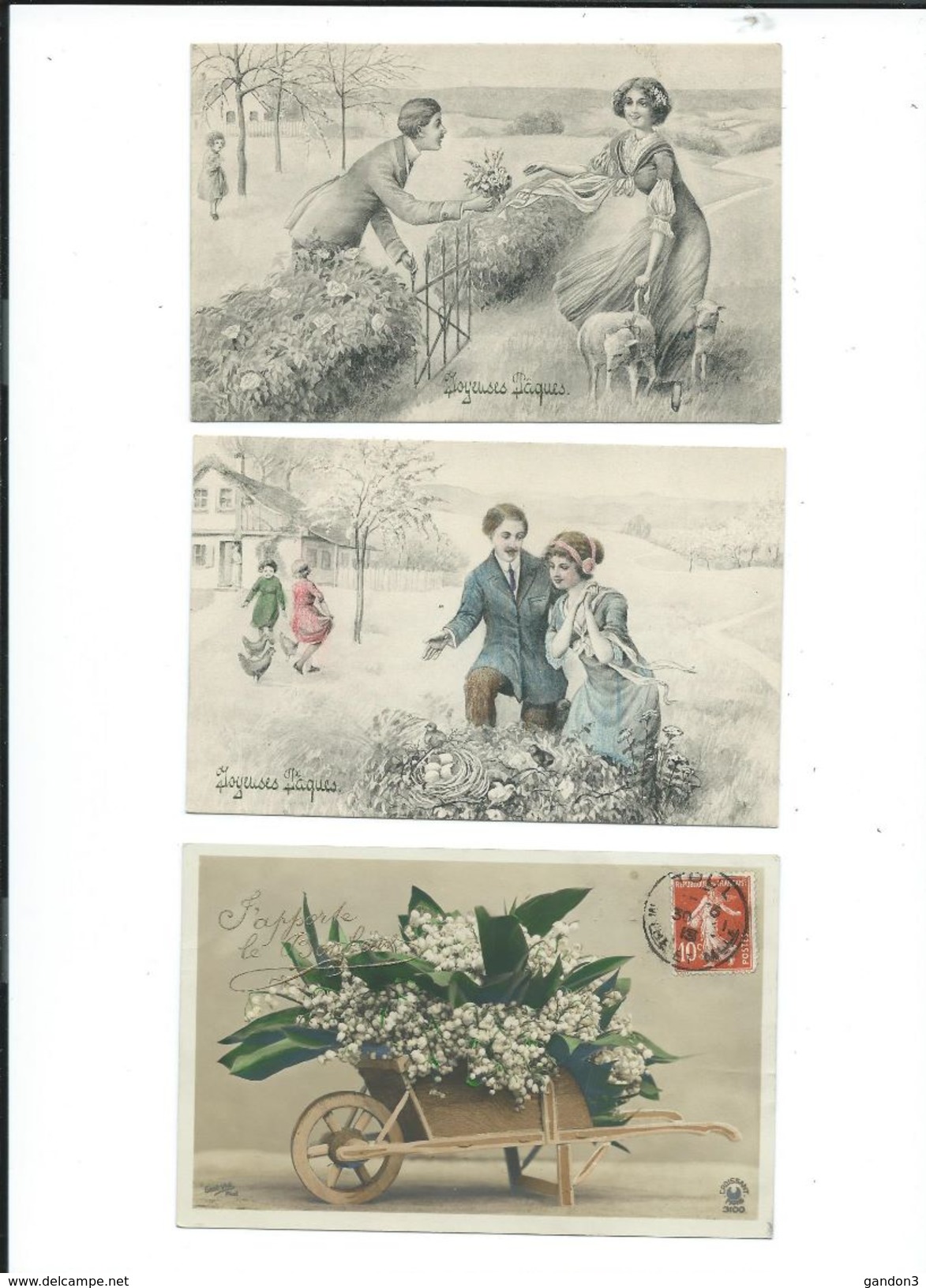 LOT   de   272   Cartes  Postales   Anciennes  :     Fantaisies  et  Divers   -