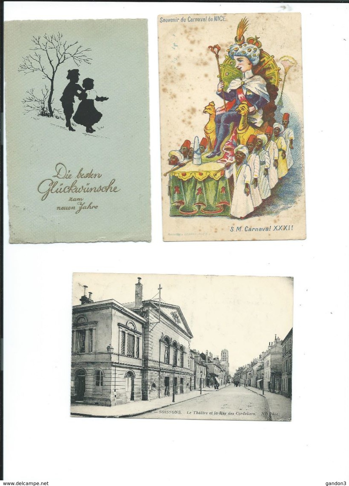 LOT   de   272   Cartes  Postales   Anciennes  :     Fantaisies  et  Divers   -