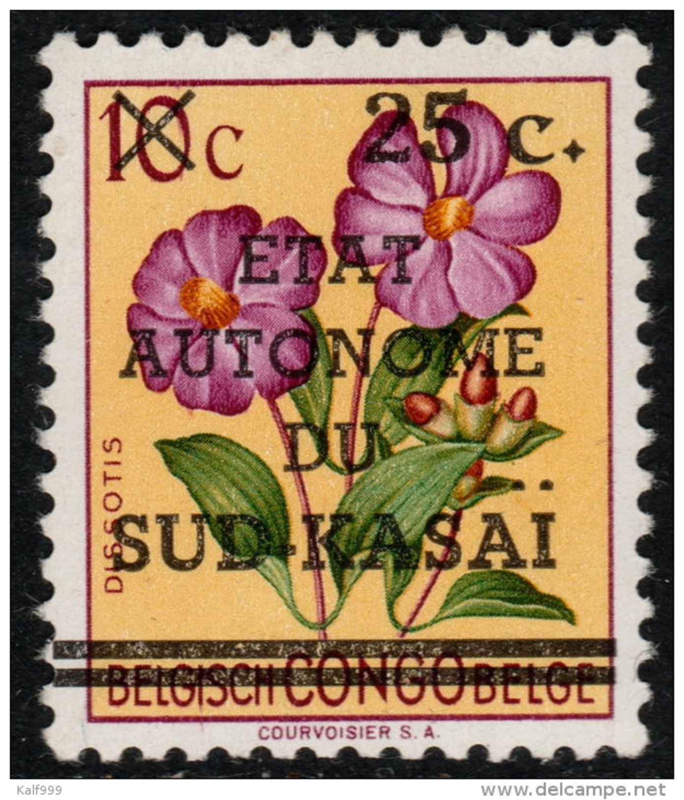 ~~~ Sud Kasai  1961 -  COB 3  ** MNH  ~~~ - Sud-Kasaï