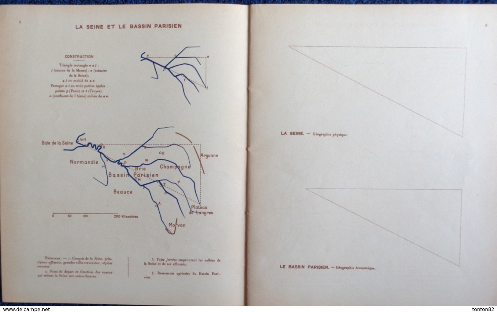 Antonin Fraysse - Cahier De Cartographie - FRANCE Et FRANCE D' OUTRE-MER - Librairie Armand Colin - ( 1954 ) . - Schede Didattiche