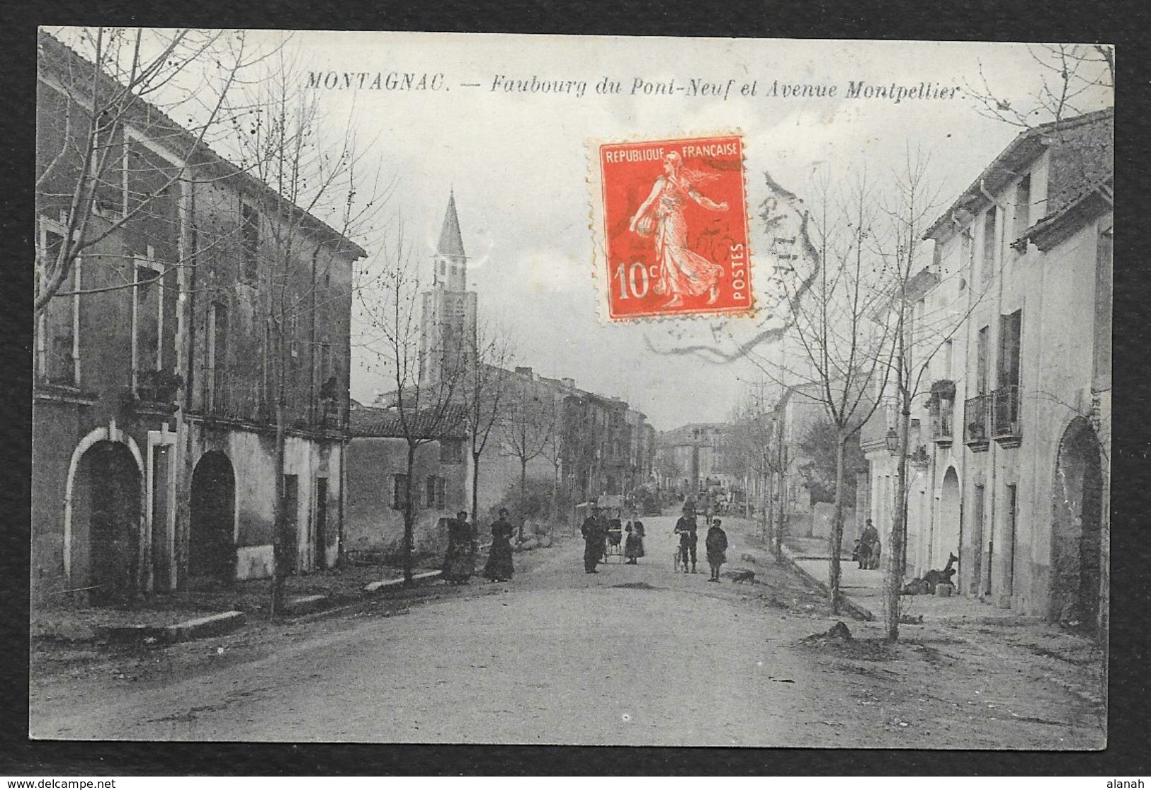 MONTAGNAC Faubourg Du Pont Neuf Et Avenue Montpellier () Hérault (34) - Montagnac