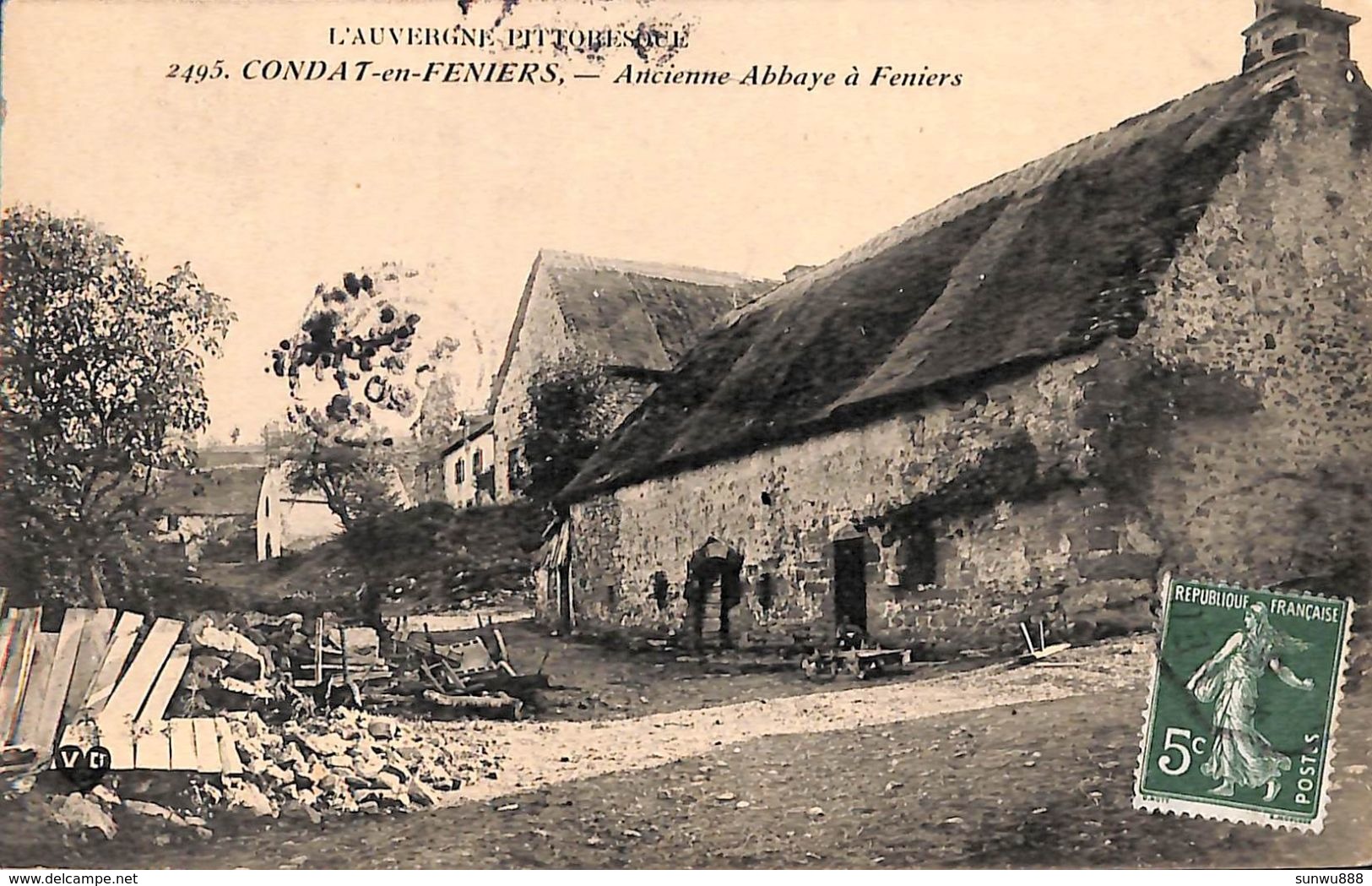 15 - Condat En Feniers - Ancienne Abbaye (animée) - Condat