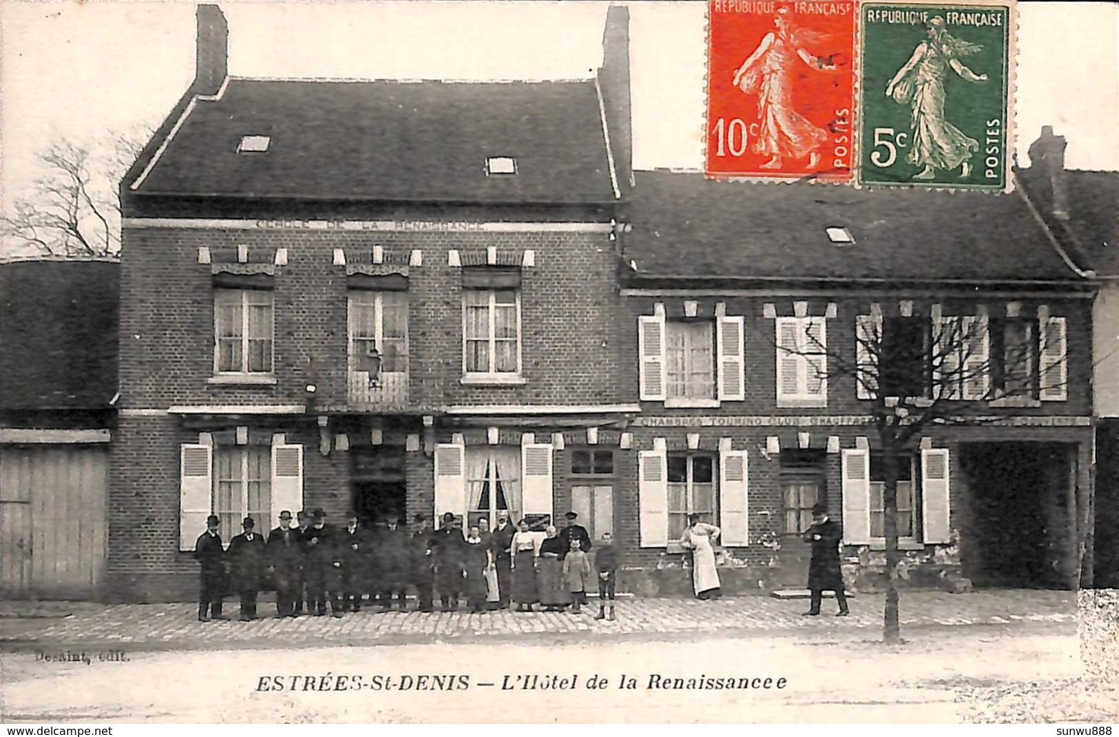 60 - Estrées Saint Denis - L'Hôtel De La Renaissance (top Animation) - Estrees Saint Denis