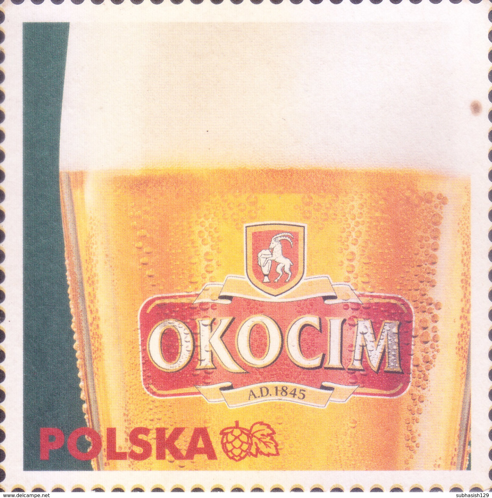 COASTER - PREPARED BY HARD CARD BOARD - OKOCIM, POLSKA / POLAND - Autres & Non Classés