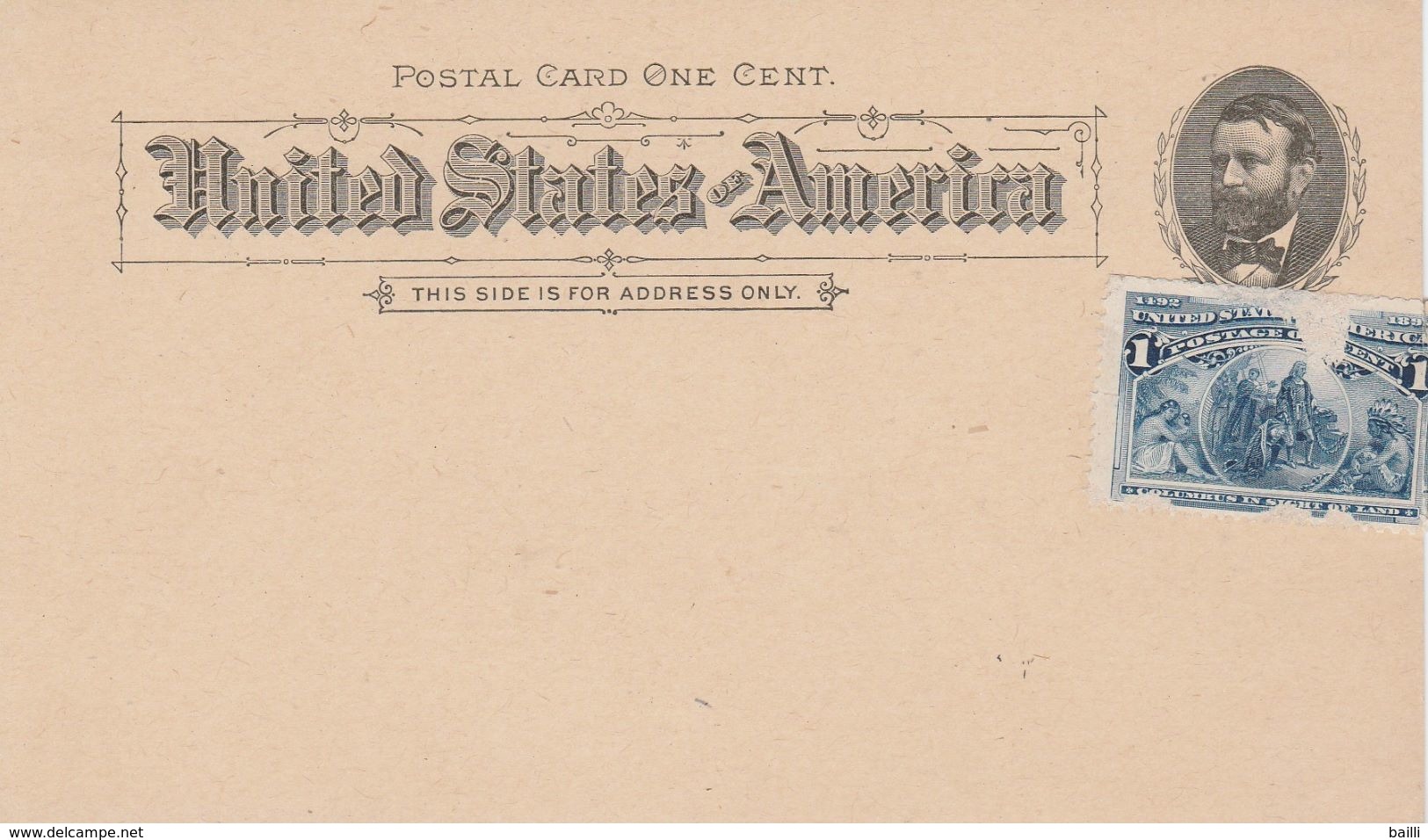 Etats Unis Entier Postal Illustré - ...-1900