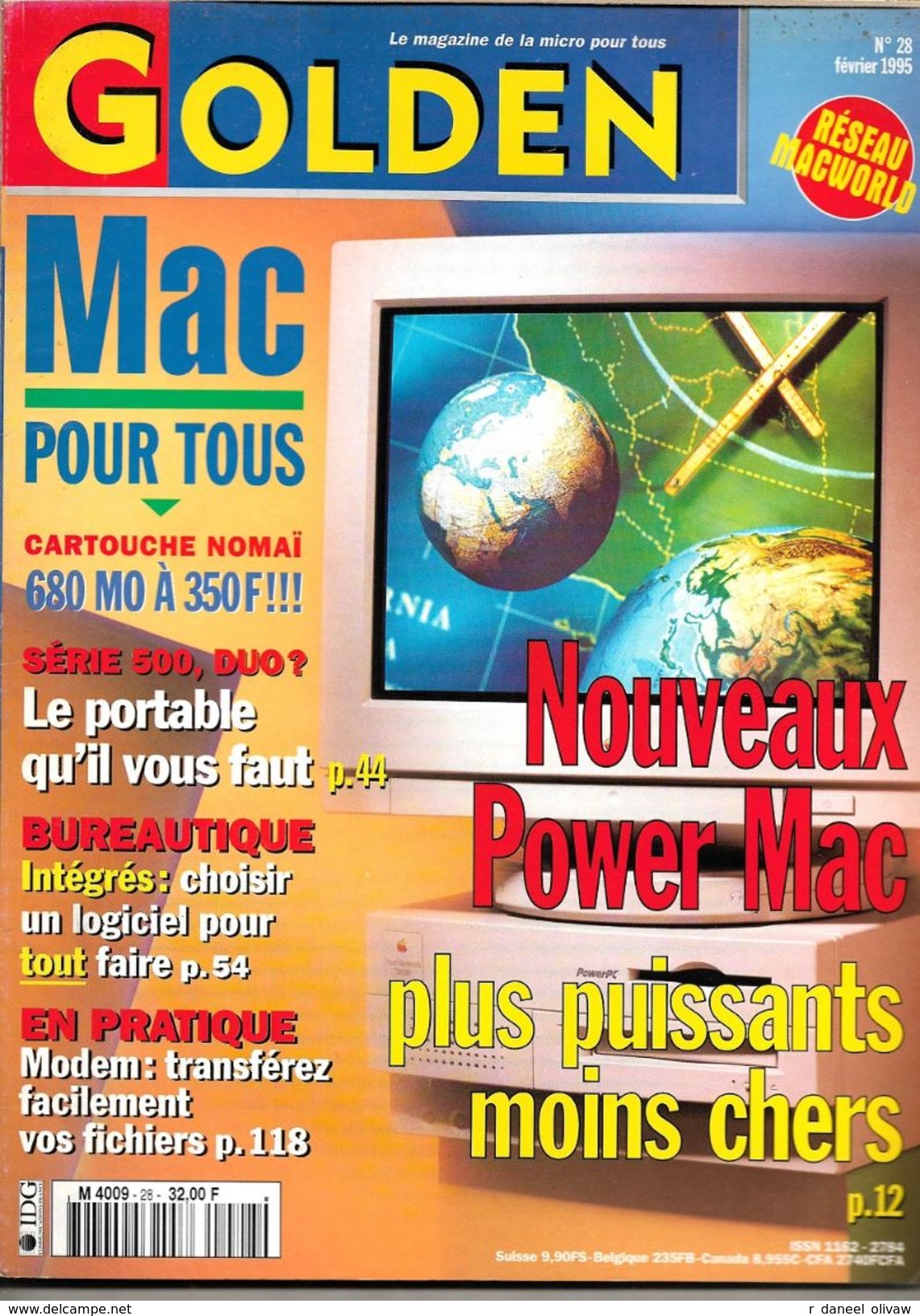 Golden N° 28 - Février 1995 (TBE+) - Informatica